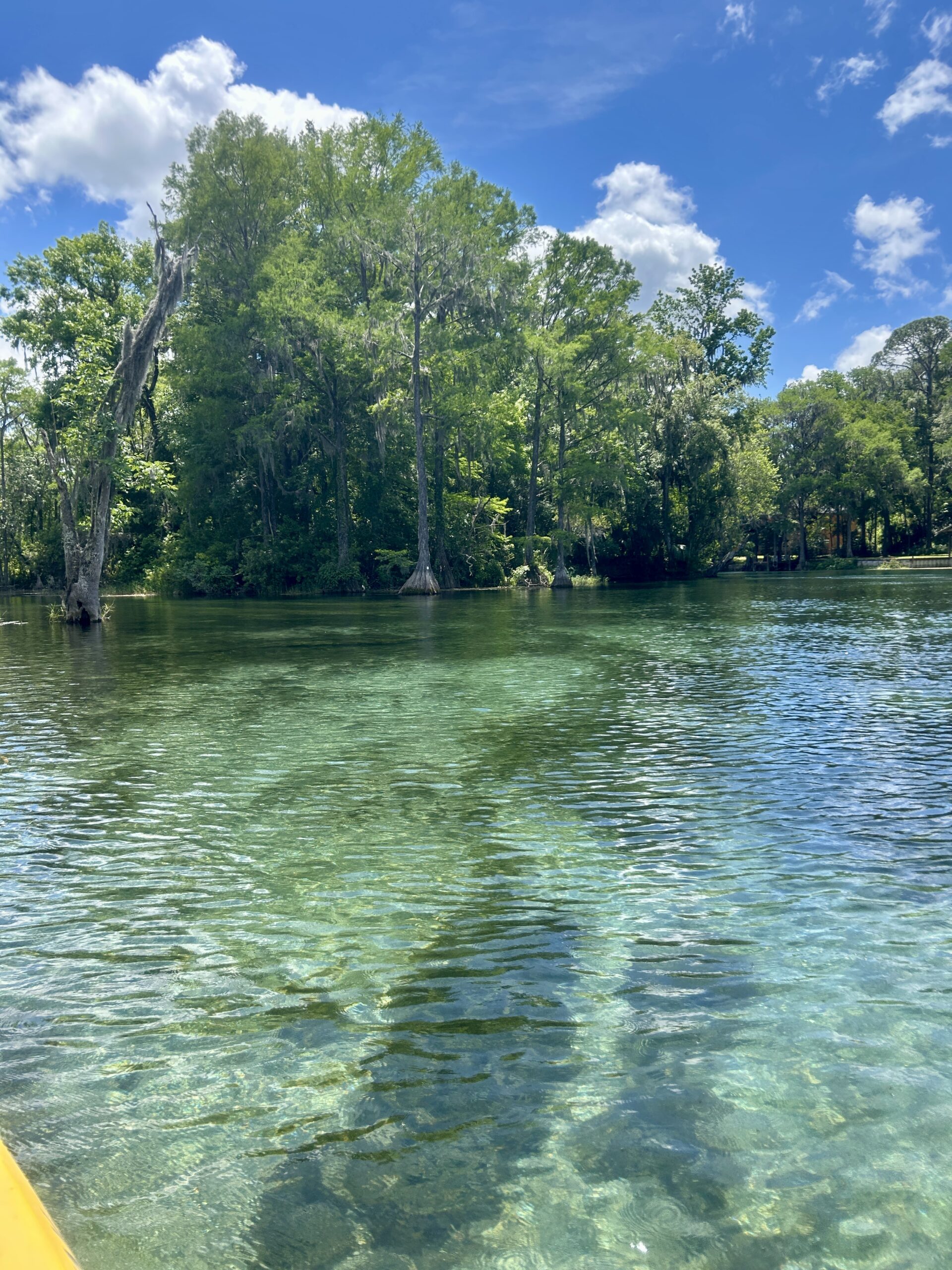 Crystal clear water